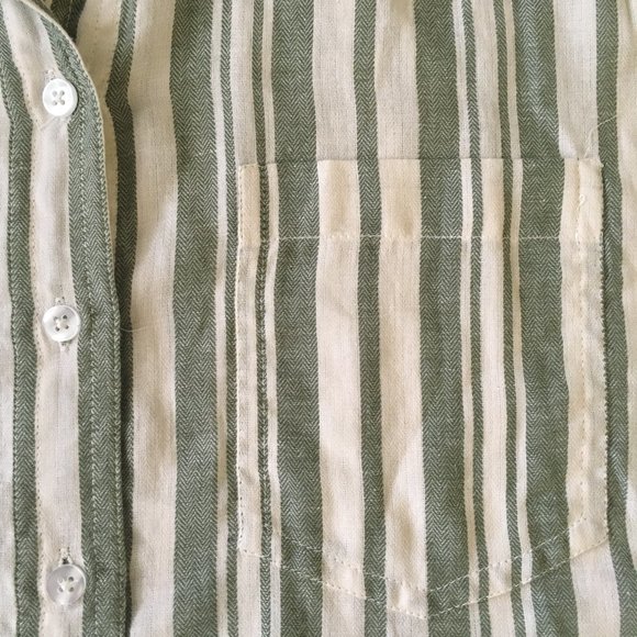 Sky & Sparrow womens long sleeve button shirt - Picture 5 of 5